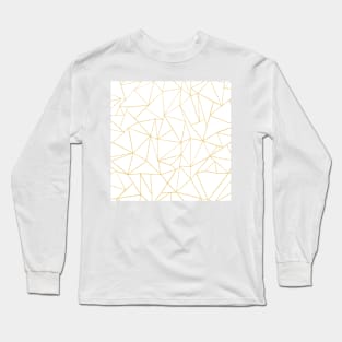 Ab Dotted White Gold Long Sleeve T-Shirt